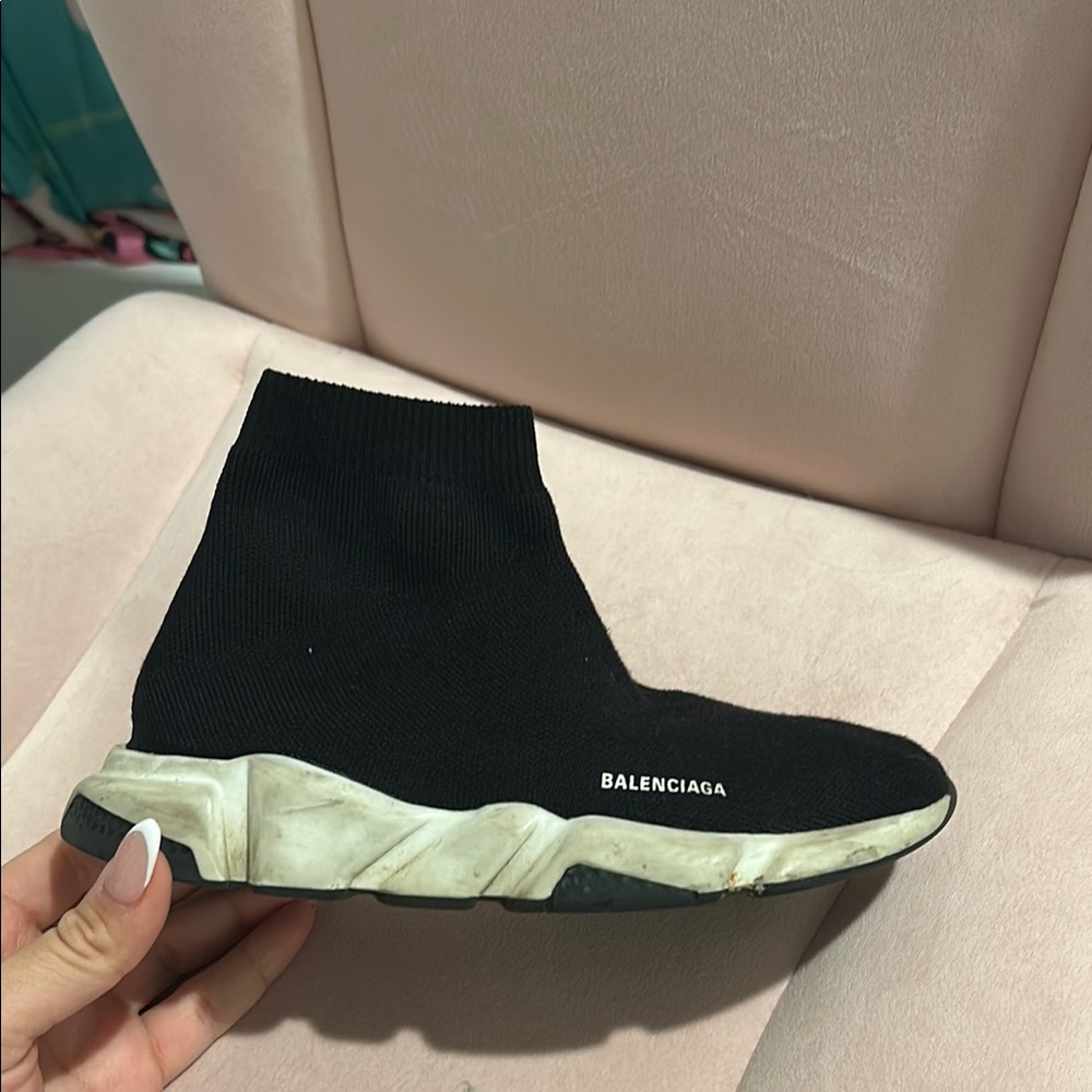 Balenciaga Black Speed Trainer Sneakers